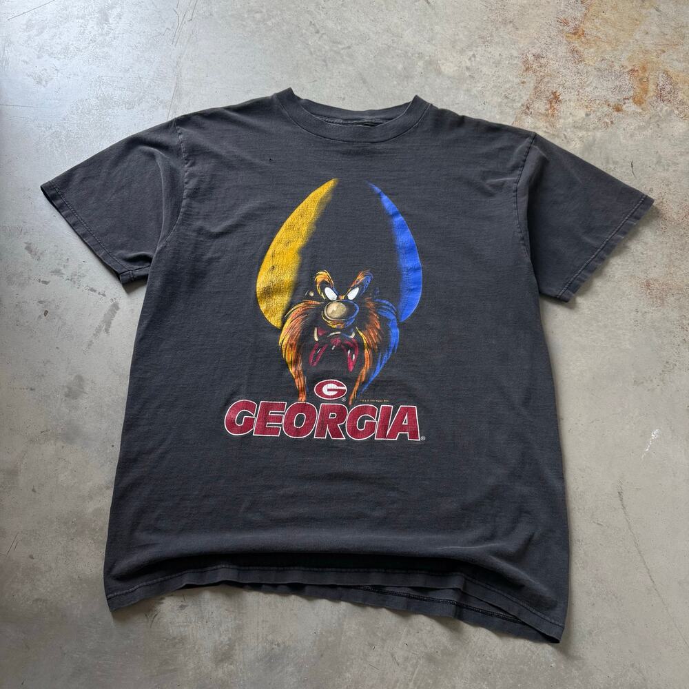 Vintage 90’s University of Georgia Yosemite Sam Cartoon Faded T-shirt Size XL